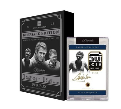 2025 Keepsake Steve McQueen Premiere Edition Factory Sealed Light Up Box