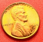 1948-D Lincoln Wheat Cent Penny GEM RED BU From an Original Bank Roll