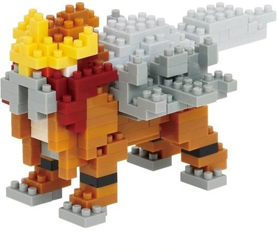 Nanoblock Klemmbaustein Set Pokémon Entei 240 Teile, Geschicklichkei (US IMPORT)