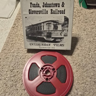 Fonda, Johnstone & Gloversville Railroad - Super 8mm B&W/silent film