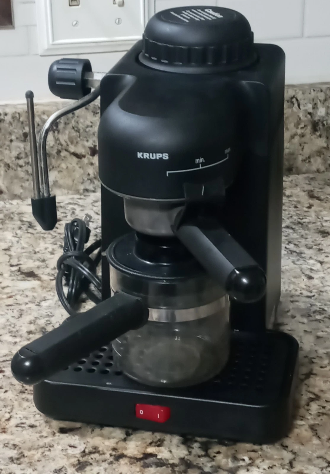 Krups Mini 963/A 4 CUP ESPRESSO CAPPUCINO Maker with accessories