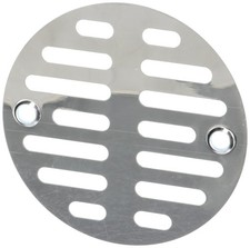 LASCO 031247 31/2Inch with Two Screws Shower Drain Grate, Chrome Plated
