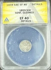 1859-P Three Cent Silver — photo from another recent sale