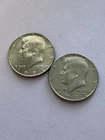 1982 P D Kennedy Half Dollar (2) Clad Coins Circulated Very Nice!   N 121