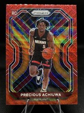 2020-21 Precious Achiuwa #294 Panini Prizm Red Wave RC