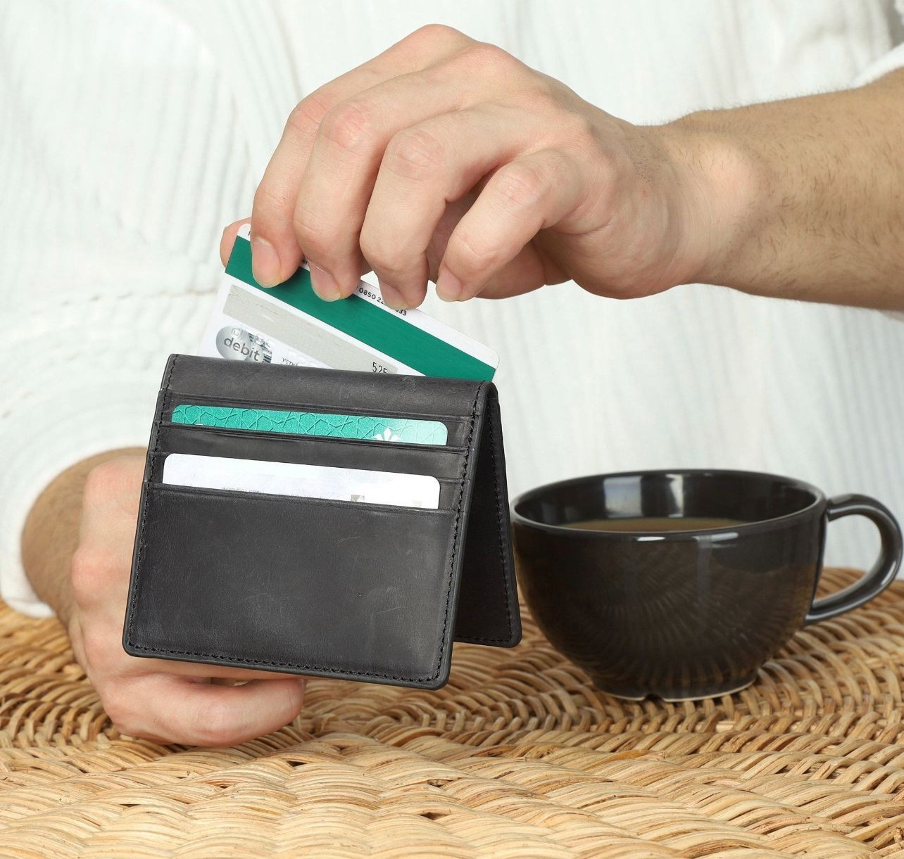 Leather Cardholder, Leather Wallet