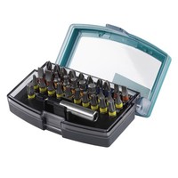 Wolfcraft Bitbox Solid Bit-Satz 32-Teilig, Kassette