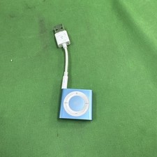 Apple iPod Shuffle 2GB Blue 4th Gen USB MP3 Player MC751LLA Tested Good A10
