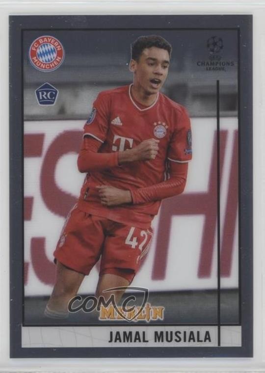 2020-21 Topps Merlin Collection Chrome UCL Jamal Musiala #73 1ia3