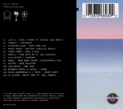 OWSLA SPRING COMPILATION 2015 - OWSLA SPRING COMPILATION 2015 [DIGIPAK] NEUE CD