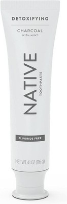 Native Toothpaste from Naturally Derived Cleaners and Simple Ingredients 4.1 oz