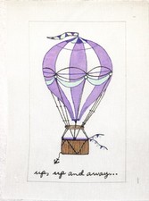 Hot Air Balloons World Needlepoint Canvas Hand Painted 18 mesh Zweigart BHD