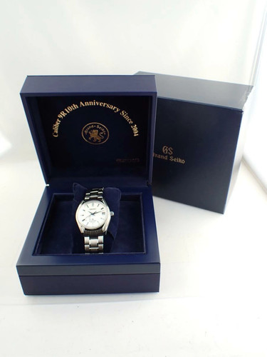 Grand Seiko Spring Drive SBGA125 40mm Silver Box Watch Reissue 62GS