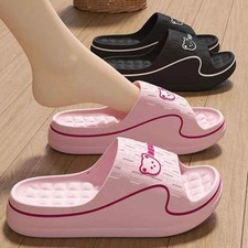 Women's Home Slippers Cute Cartoon EVA Indoor Home Bathroom Sandals Soft Sole No