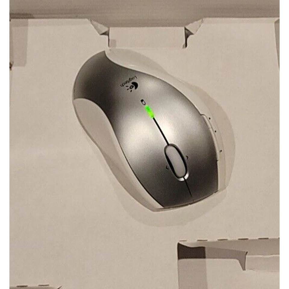 Logitech Escritorio Inalámbrico S530 Láser para Mac Teclado Mouse Receptor Está Envuelto Foto 4 de 4