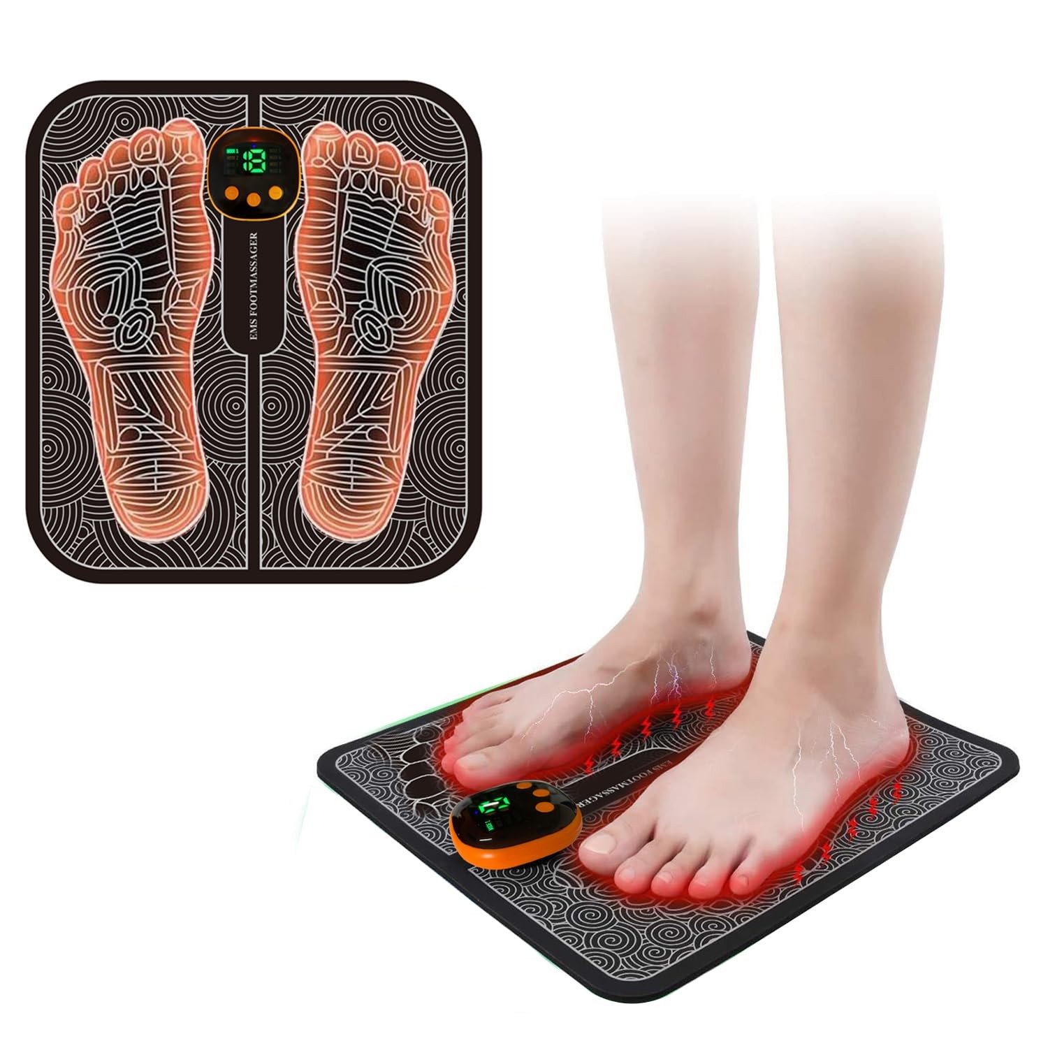 Massaggiatore Piedi EMS Estetico: Gambe Leggere e Sollievo Immediato