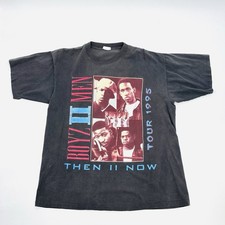 Vintage Boyz II Men Rap Tee 90s T Shirt Concert 2 Tour Single Stitch Promo XL