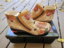 Icon 3 Seated Ladies Low Bootie w/ zipper Lola-3 Art Shoes Women's 10 Italy