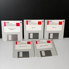 Borland dBASE IV Software Version 1.5 for DOS Set of 5 3.5" Floppy Disks 1992