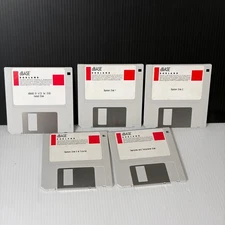 Borland dBASE IV Software Version 1.5 for DOS Set of 5 3.5" Floppy Disks 1992