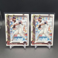 2025 Topps Holiday Emmanuel Clase #H96 Guardians (2) Cards