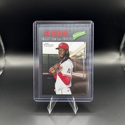 2026 Topps Heritage Elly De La Cruz Dark Gray Border Parallel #70