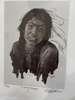 Limited edition print titled ''Sissy Hooper, By Penni Anne Cross- COA.