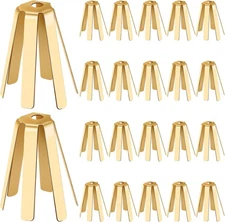 20 Pcs 6 Legs Universal Brass Golf Shaft Adapter Shims as shown in the figure 