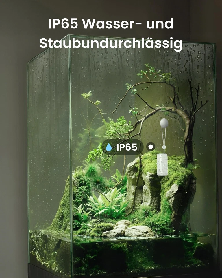 WLAN Hygrometer Thermometer Innen Außen 3 Pack with Hub Mini Matter IP65 Wass... - Bild 2 von 4