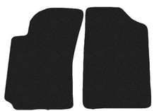 Front Fußmatten Velour für Toyota Avensis I T22 1998-2002, Anthrazit x14 Rand