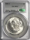 1888 O Morgan "CAC MS62"🔥CRISP WHITE/GREAT HIGH POINTS MIRRORS/ VERY NICE💥✅