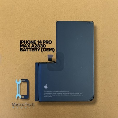 iPhone 14 Pro Max Model  A2830 Battery Replacement OEM/Original  life is 80-85%
