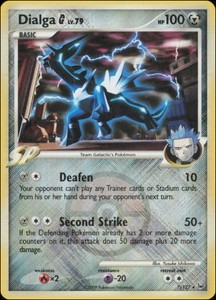 pokemon team galactic cards Galactic's Wager - 115/123 - Reverse Holo - Unlimited - Uncommon - Mysterious Treasures Pokmon Card Value & Price History Mint / near mint condition trading card Team Galactic" Greeting Card for