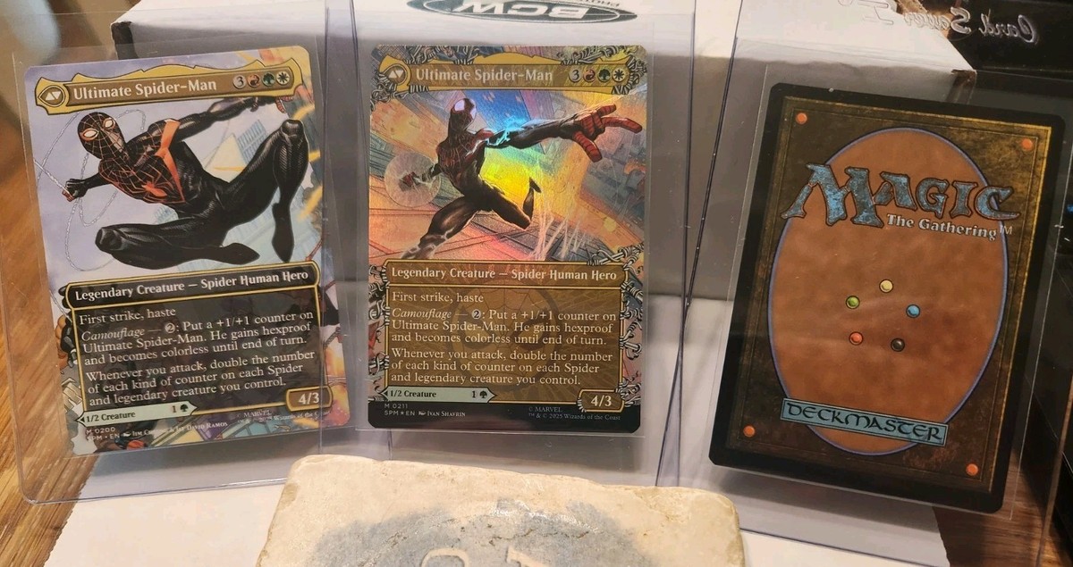 MTG Spiderman Mythic Rare Lot Of 3 Foil Miles Morales Cards 0211