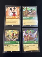 Disney Lorcana 4 Card Lot