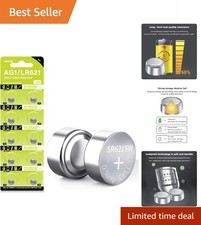 10PCS LR621 AG1 Alkaline Button Cell Batteries, 1.5V for Reliable Performance