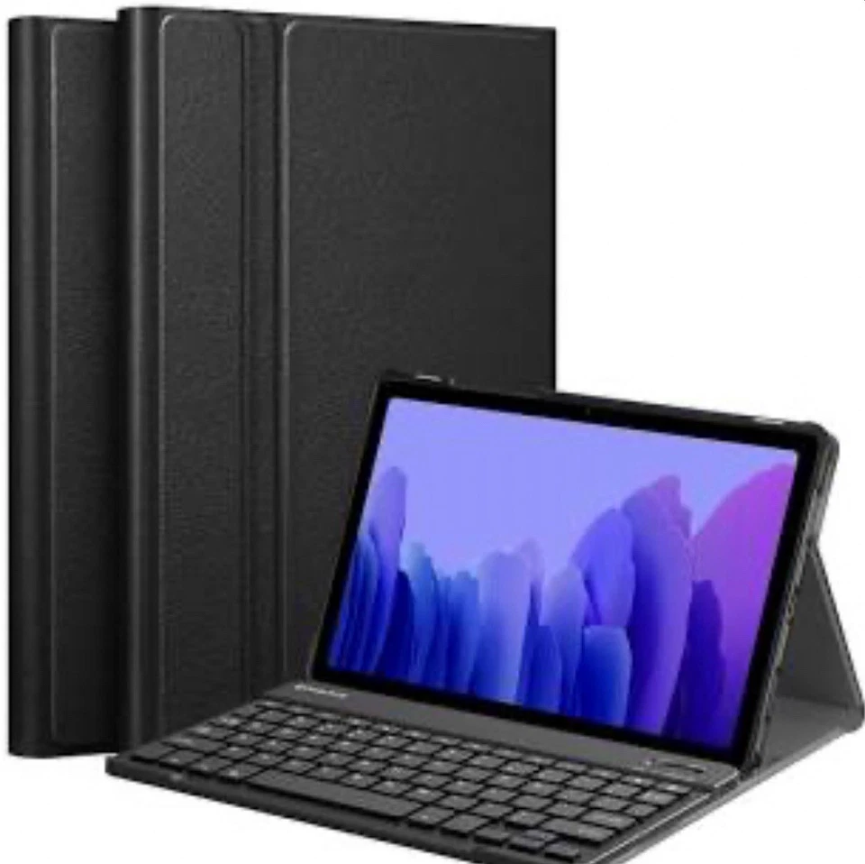 Samsung Galaxy Tab A7 Keyboard Book Cover Bluetooth, Gray - Image 3 of 3
