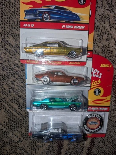 Vintage Hot Wheels 1967 Dodge Charger 1968 Cougar Studebaker Avanti Redline Lot
