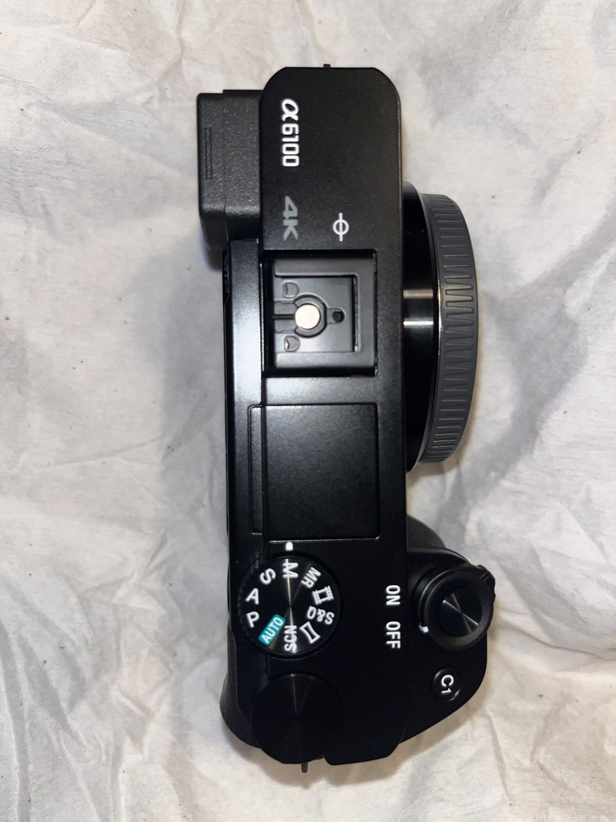 Sony Alpha a6100 24.2MP Mirrorless Camera - Black (Body Only