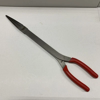 Snap On Tools USA 915CF RED 15" Long-Neck Talon Grip Needle Nose Pliers NEW - Imagen 1 de 4
