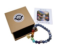 Pet Memorial Gifts for Loss of Dog Cat, Rainbow Bridge Bracelet for Sympathy ...