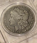 Old man Duffy’s No Problem Scarce Fine 1879 cc Scarce Silver $ 2nd Year of Issue