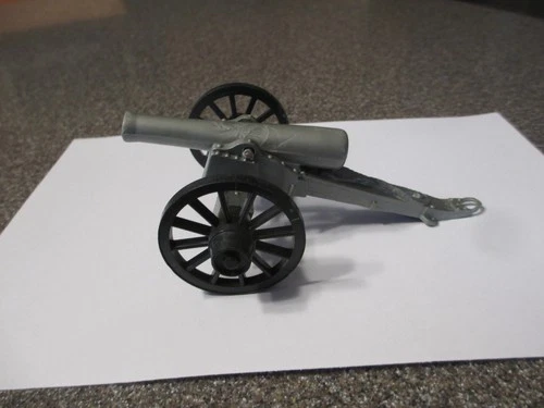 VINTAGE MARX BLUE & GRAY CIVIL WAR PLAYSET CAISSON CANNON NO SPRING