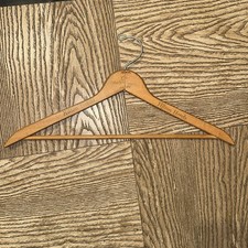 Vintage Hilton Hotels "Around The World  Wood Coat Hanger