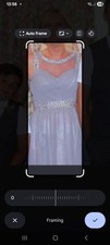 Women’s Lilac Beaded Sweetheart Bridesmaid Strappy Sleeveless Regular Size M