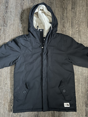 The North Face Mens Terrain Parka   Tnf Black Small Thermoball Eco Hood Rare