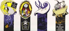 1993 ORIGINAL Disney Nightmare Before Christmas 4 Piece Bookmark Set