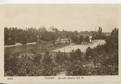 CARTE POSTALE ITALIA / ITALIE / TORINO SPONDA DESTRA DEL PO