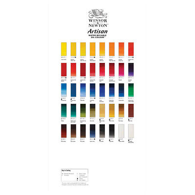 Winsor Newton Colour Chart