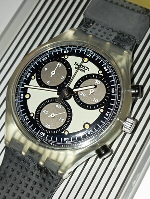 1995 LONDON SMOKE SCK105 WATCH CHRONO NEW PERFECT WORKING